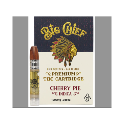 Big Chief Extracts - Premium Distillate Cartridge 1g - Cherry Pie (Indica)