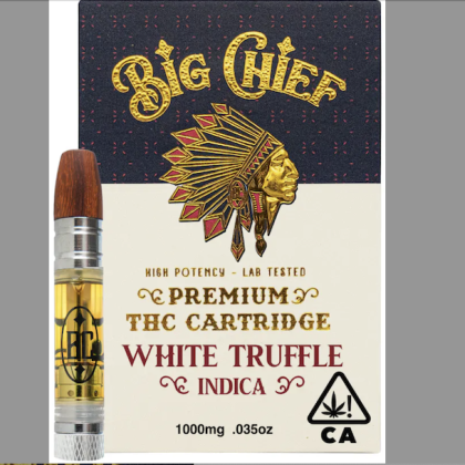 Big Chief Extracts - Premium Distillate Cartridge 1g - Chemdawg (Indica)