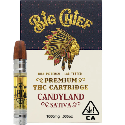 Big Chief Extracts - Premium Distillate Cartridge 1g - Candyland (Sativa)