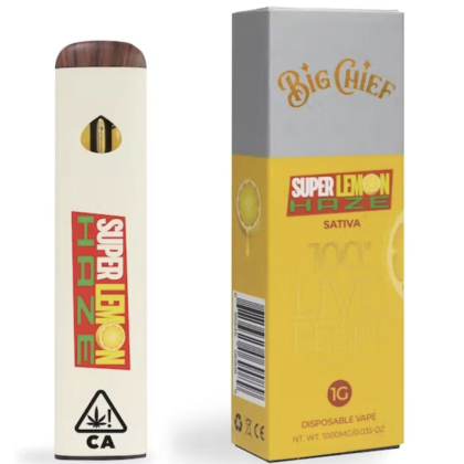 Big Chief Extracts - Live Resin Disposable 1g - Super Lemon Haze (Sativa)